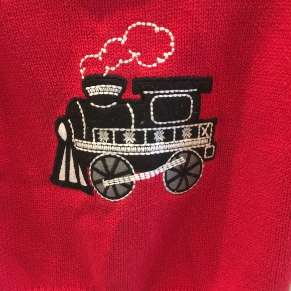 OshKosh B’Gosh Train Sweater, 18 months - Picture 2 of 3